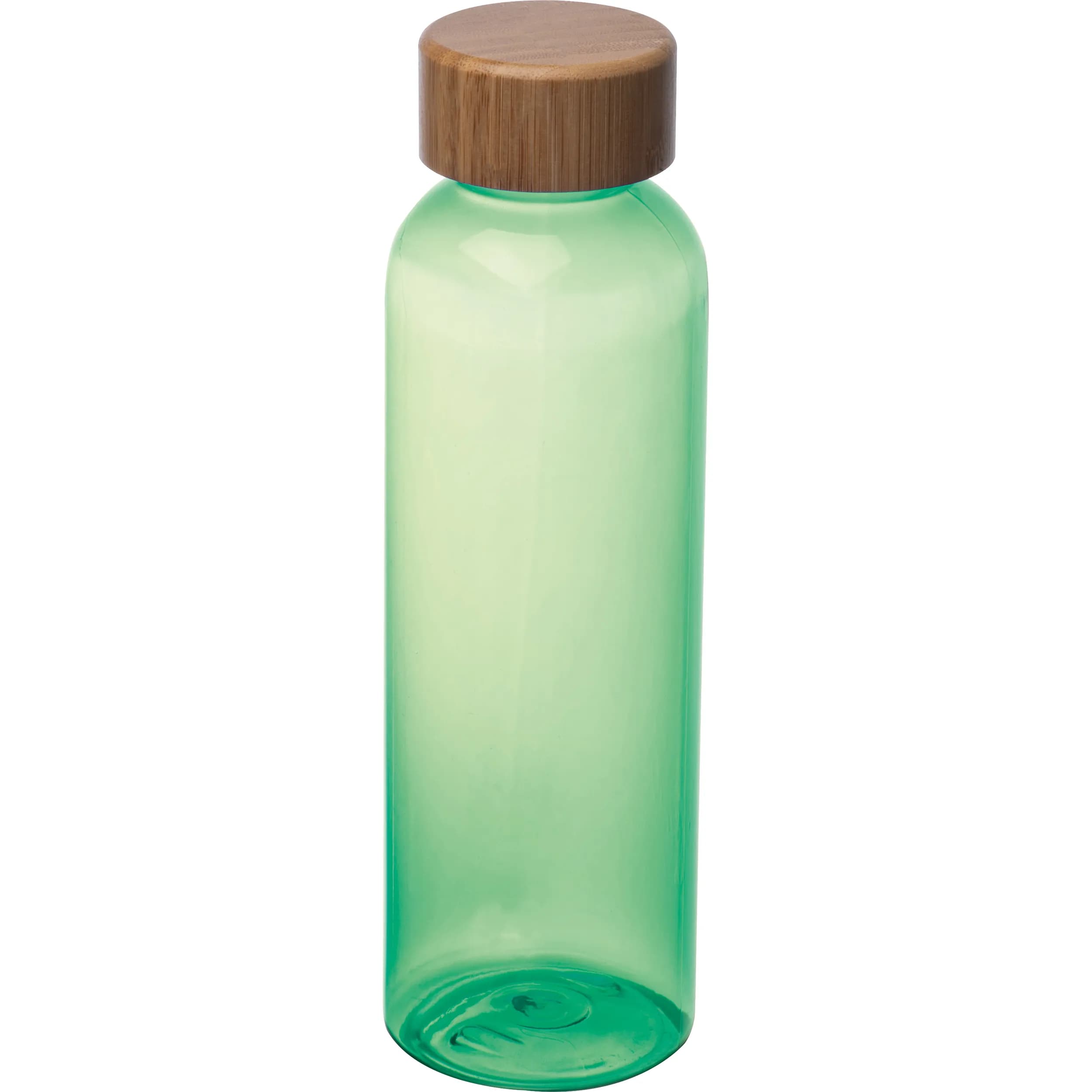 Trinkflasche aus PET mit Bambusdeckel, 500ml SAMBOR - grün