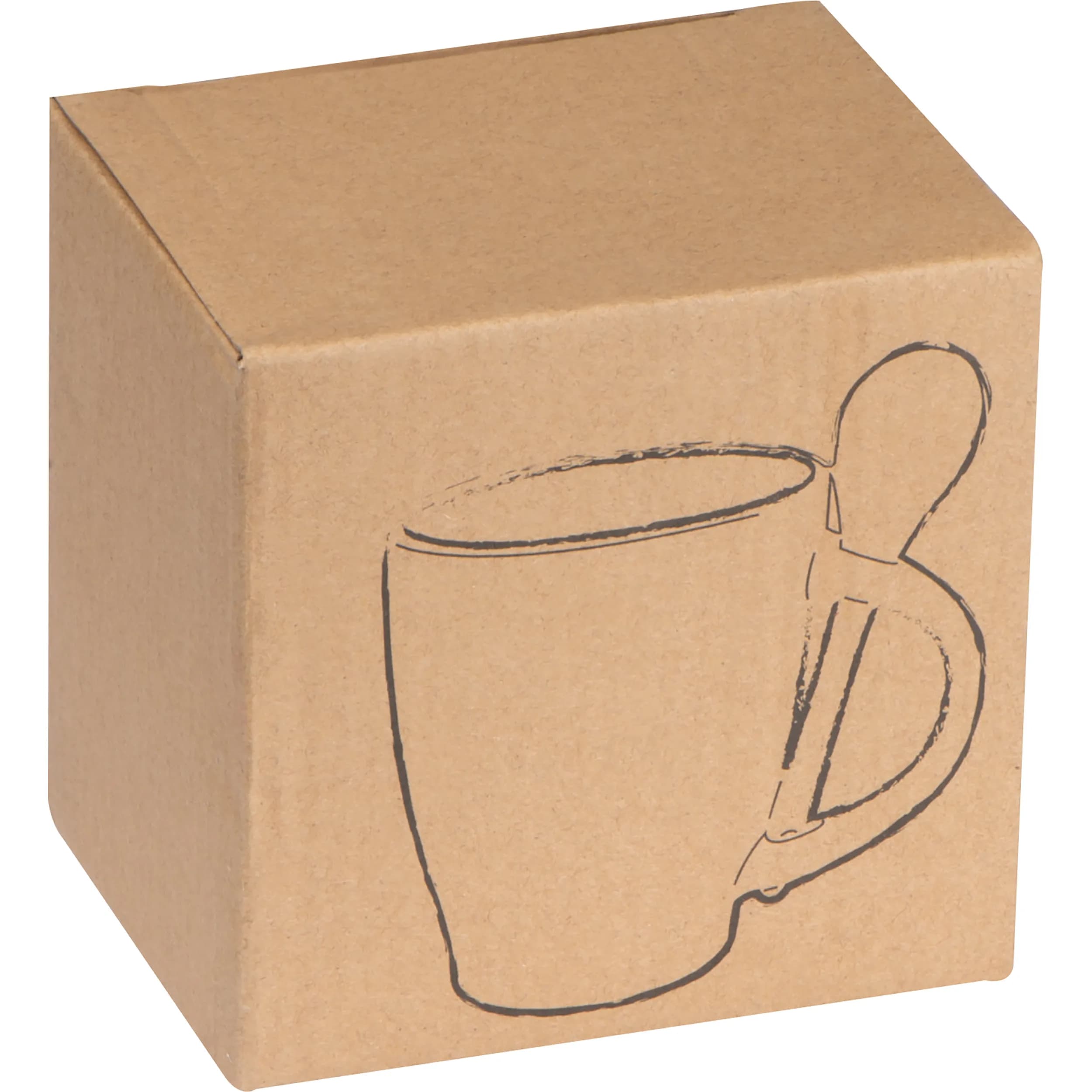 Tasse aus Porzellan mit Löffel, 250ml ARMANDO - blau