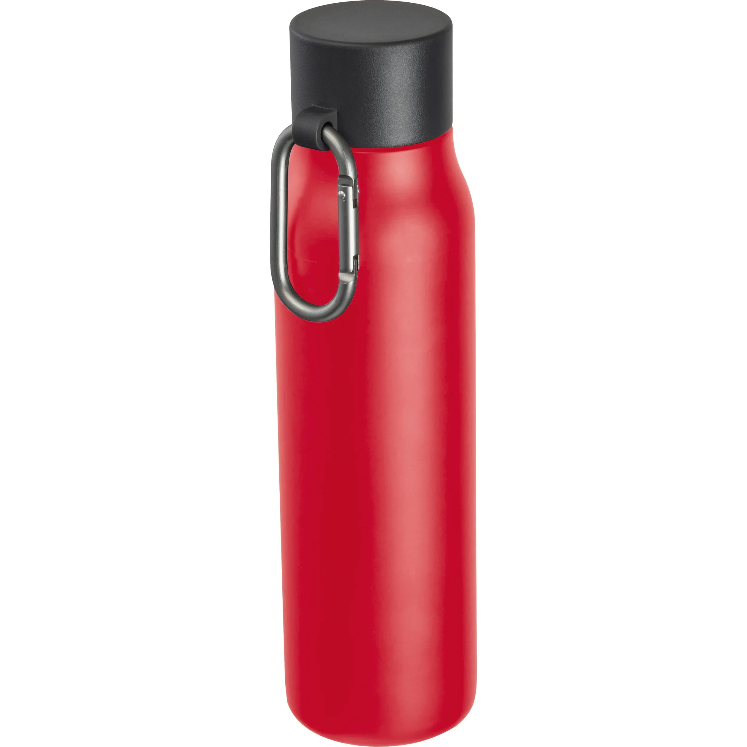 Vakuum Trinkflasche mit Karabiner, 600ml ANNIE - rot