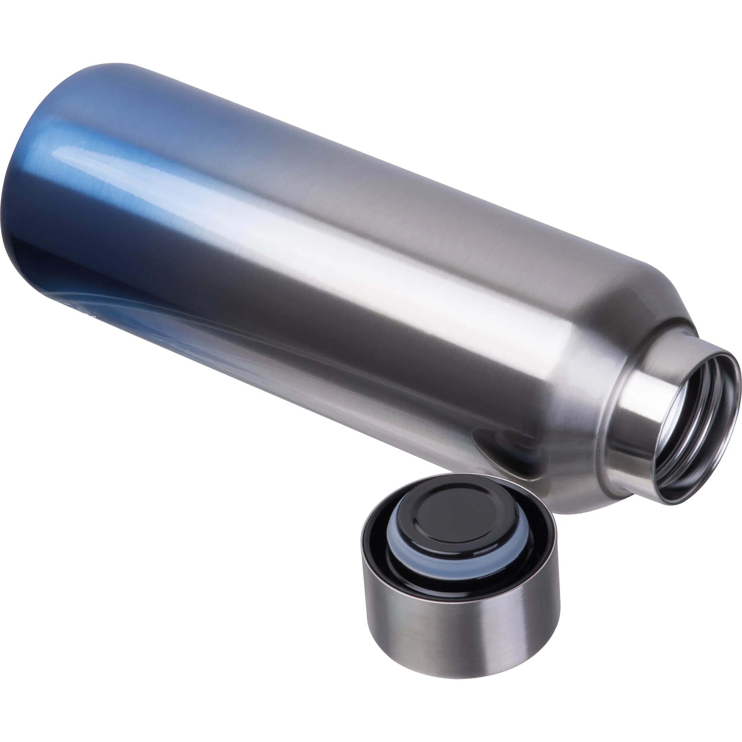 Vakuum Trinkflasche mit Kupferisolierung CHARLES - blau