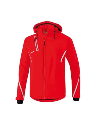 Softshelljacke Function - Kinder - rot/weiß