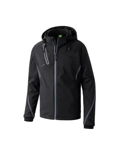 Softshelljacke Function - Kinder - schwarz/anthrazit