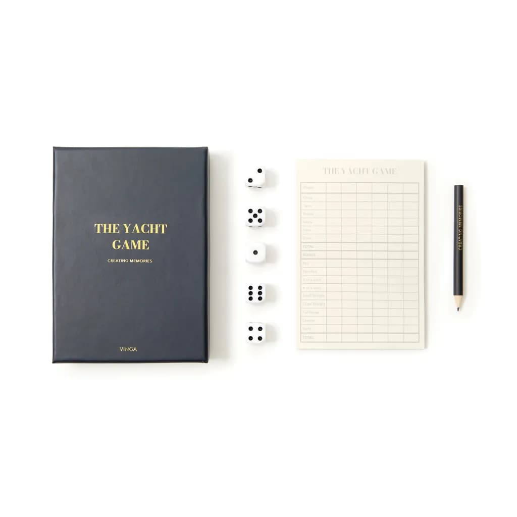 VINGA The Yacht Tischspiel - navy blau