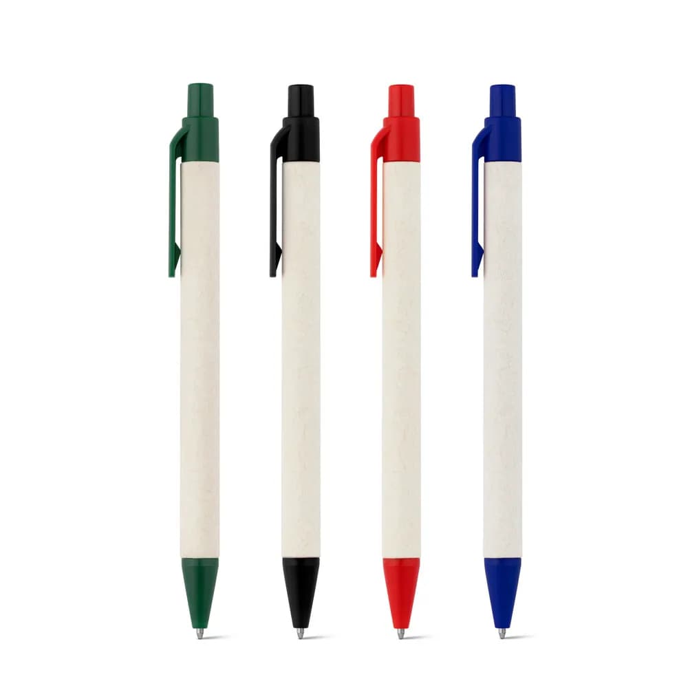 Kugelschreiber aus 100 % Recyclingpapier - MILINK - Schwarz