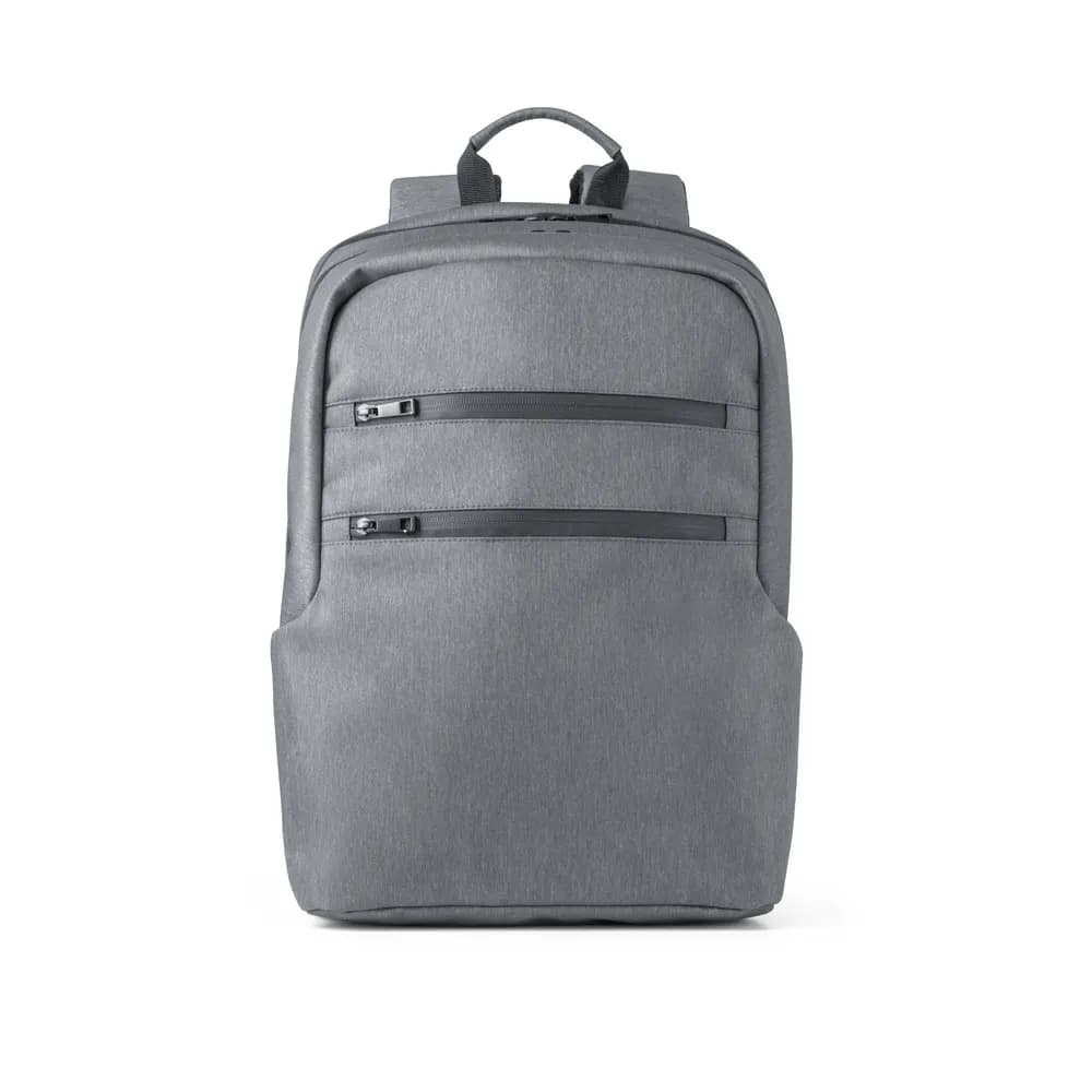 Wasserdichter Laptop-Rucksack 15 aus 2Tone-Nylon - BROOKLYN - Hellgrau