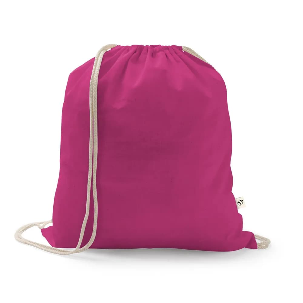 Rucksack aus recycelter Baumwolle (70%), Polyester (30% rPET) (150 g/m²) - ISTANBUL - Rosa