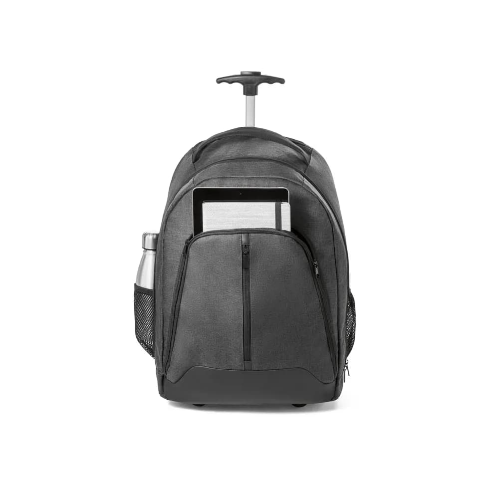 Trolley-Rucksack für Laptop 15.6 aus 600D Polyester - EINDHOVEN - Dunkelgrau