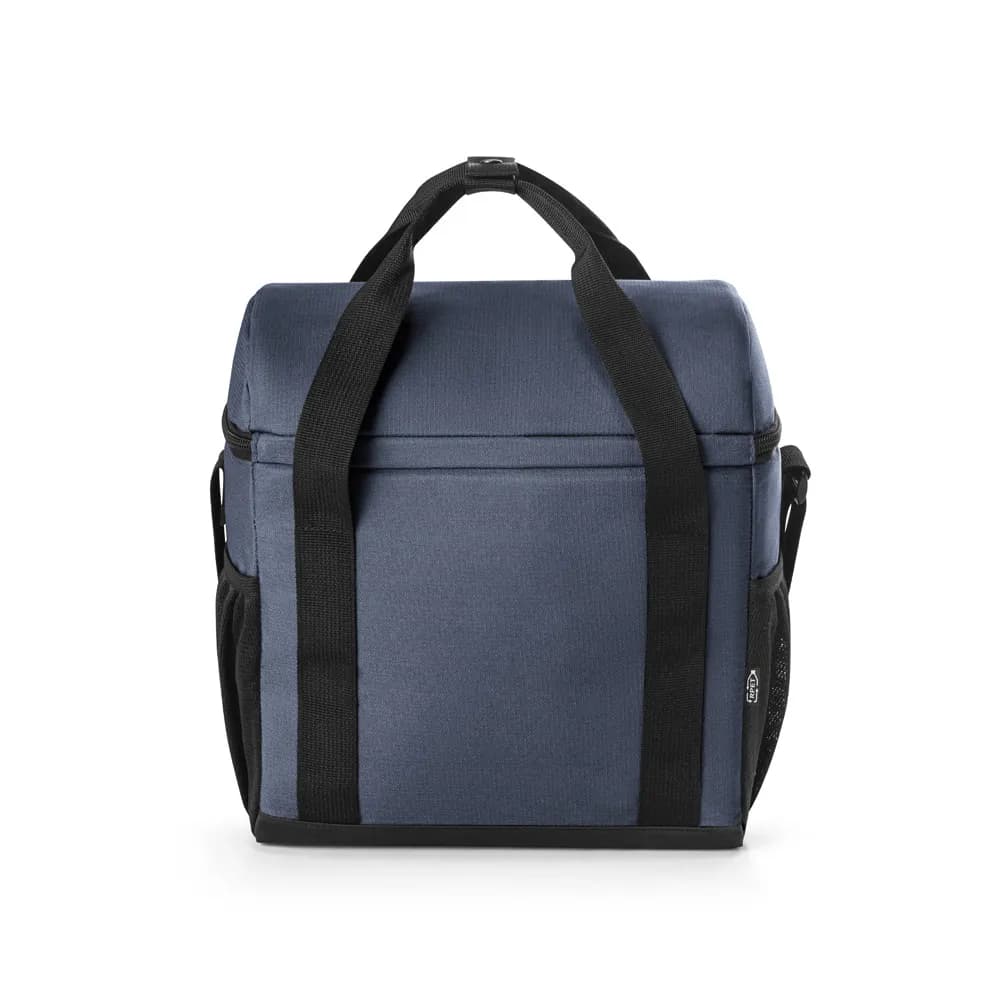 Gepolsterte Kühltasche aus recyceltem Polyester 600D Ripstop 11 L - ROMA M - Blau