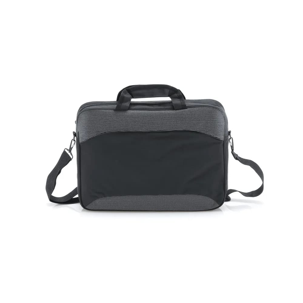 Laptop Aktentasche 15.6 aus 600D 2Tone und 300D polyester - SANTANA - Grau