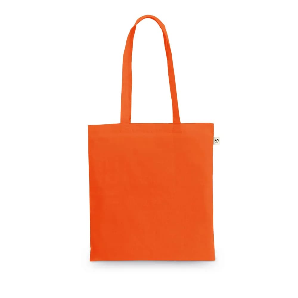 Tasche aus recycelter Baumwolle (70%) und Polyester (30% rPET) (150 g/m²) - MEXICO - Orange