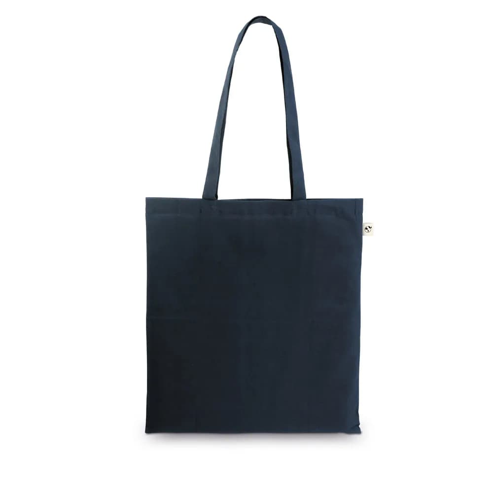 Tasche aus recycelter Baumwolle (70%) und Polyester (30% rPET) (150 g/m²) - MEXICO - Dunkelblau