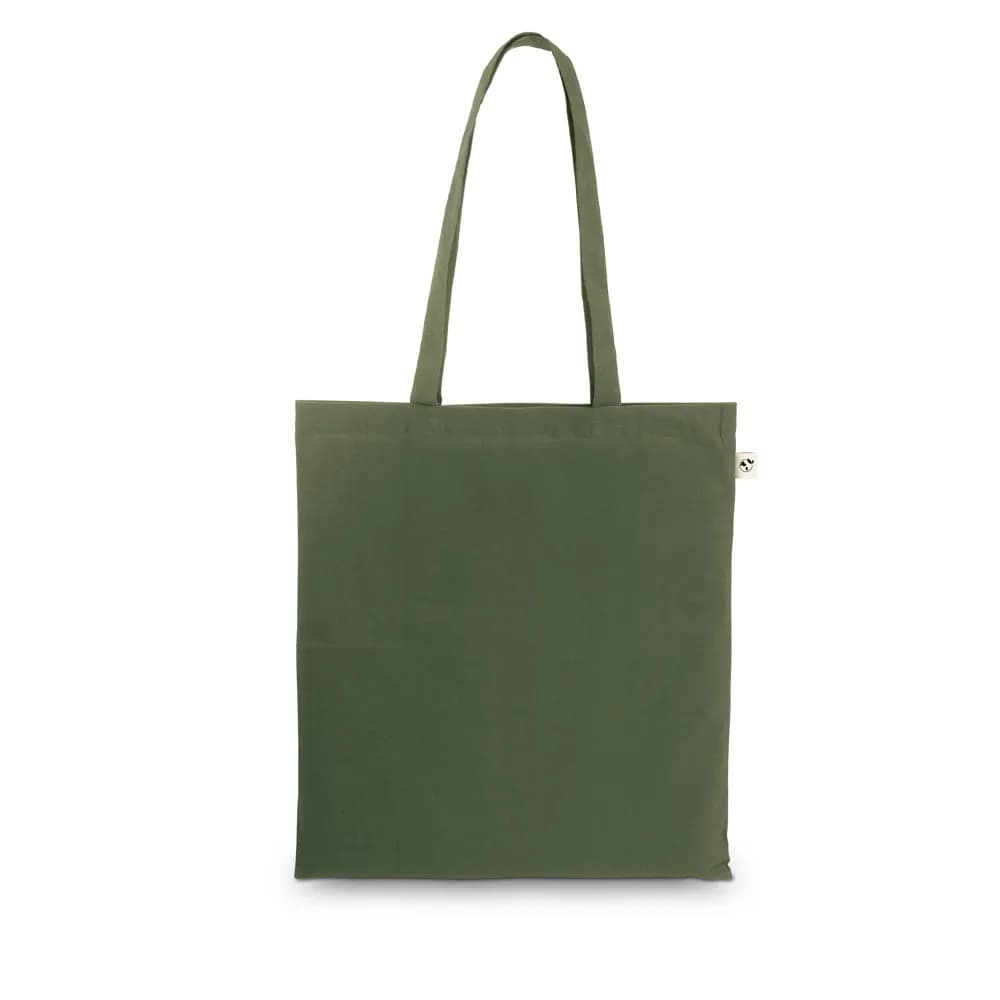 Tasche aus recycelter Baumwolle (70%) und Polyester (30% rPET) (150 g/m²) - MEXICO - Khaki