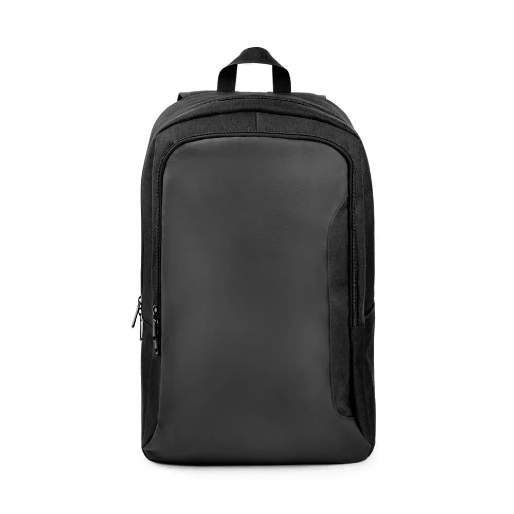 Laptop-Rucksack aus hochdichtem 600D-Recycling-Polyester - DRAMMEN - Schwarz