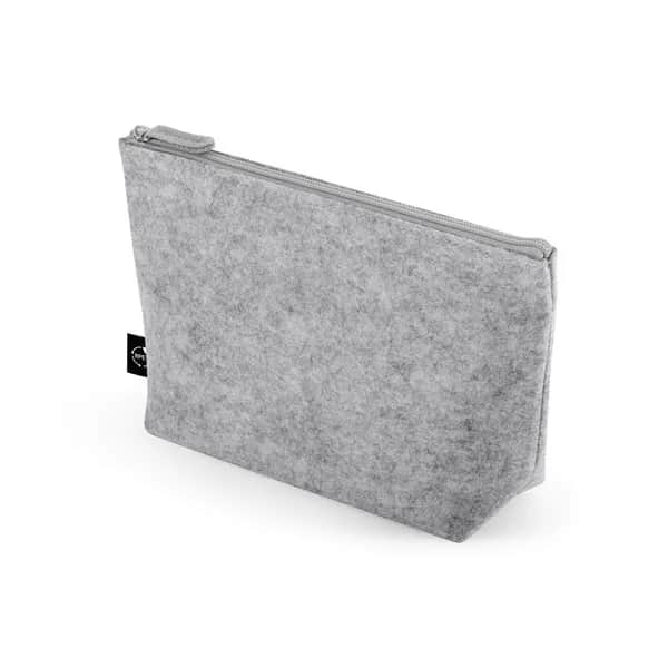 Vielseitige Tasche aus recyceltem Filz (100% rPET) - MALLORCA - Hellgrau
