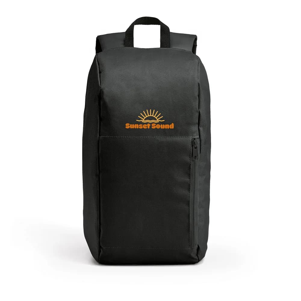 600D Polyester-Rucksack - LUGANE - Schwarz
