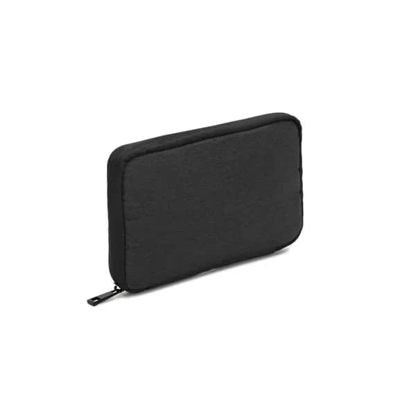 Tasche aus hochdichtem, recyceltem 600D-Polyester mit geräumigem Hauptfach für die Organisation von technischem Zubehör - Newcastle BAG - Dunkelgrau