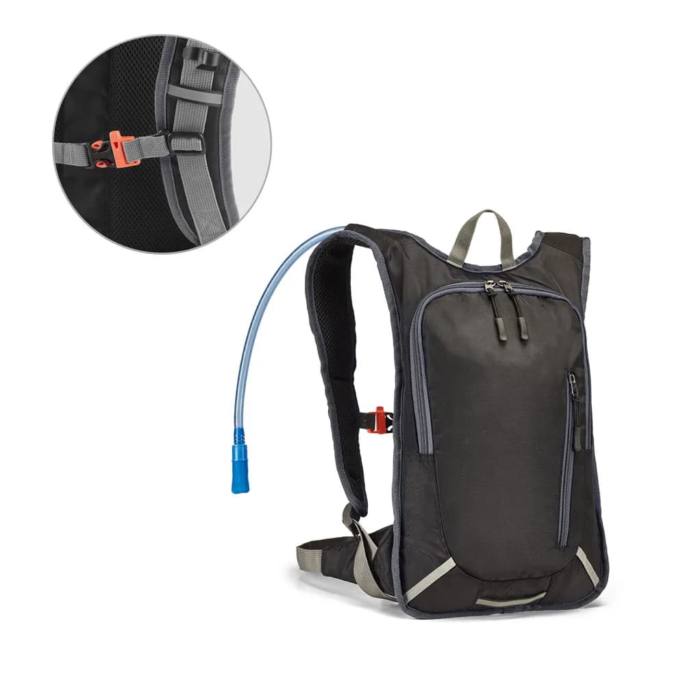 Sportrucksack mit Wassertank 420D 2 L - MOUNTI - Grau