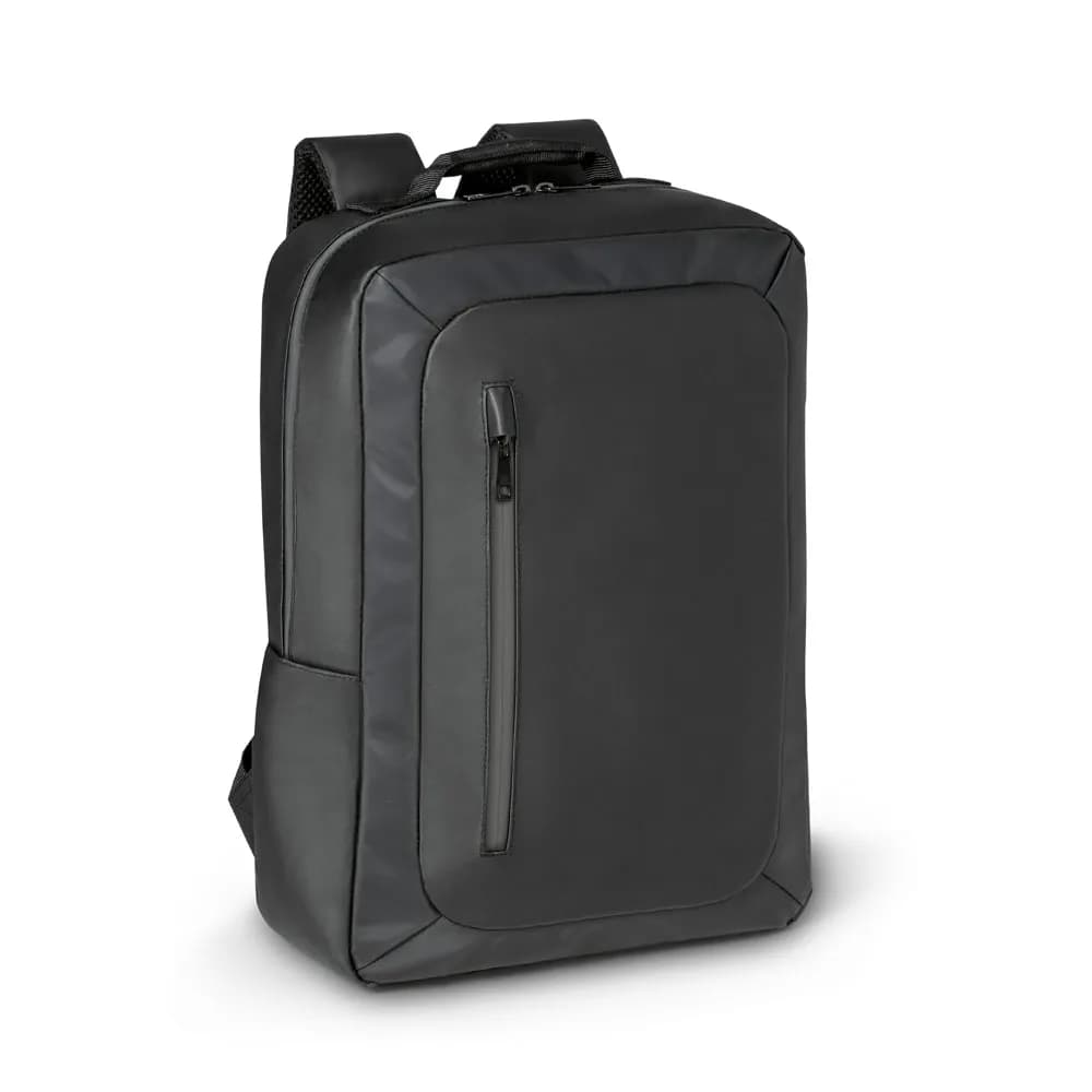 Rucksack aus hochdichtem, 600D recyceltes Polyester für Laptop 15 - OSASCO - Schwarz