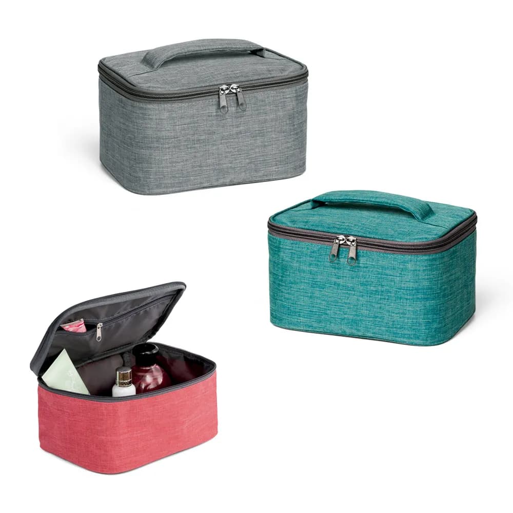 Kulturbeutel aus 300D HD mit gepolstertem Griff - ELIZA - Rosa