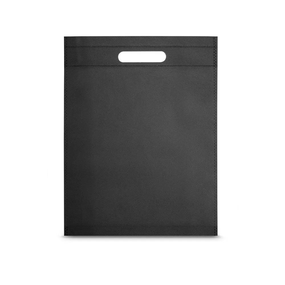 Einkaufstasche aus Non-woven (80 g/m²) - ROTERDAM - Schwarz