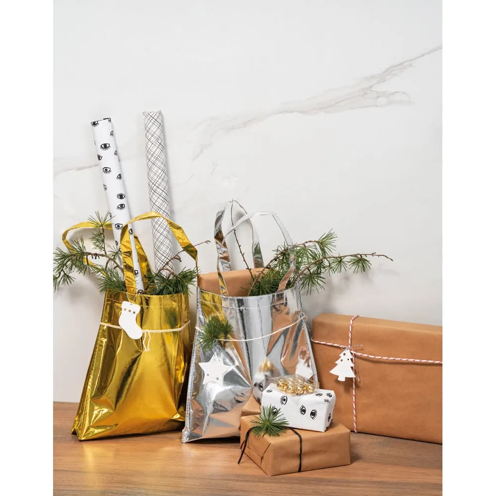 Tragetasche aus laminiertem Non-Woven (90 g/m²) - SAWGRASS - Silber