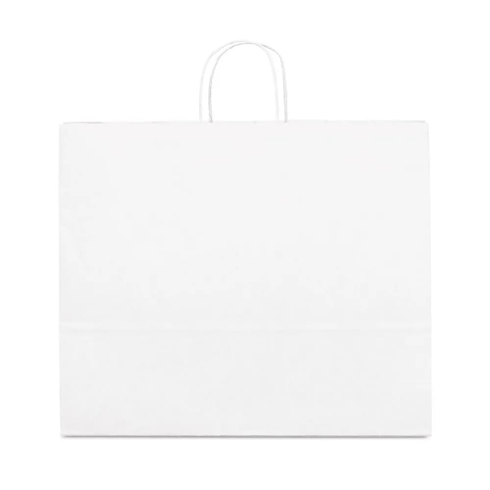 Tragetasche aus Kraftpapier (100 g/m²) - KELLY - Weiß