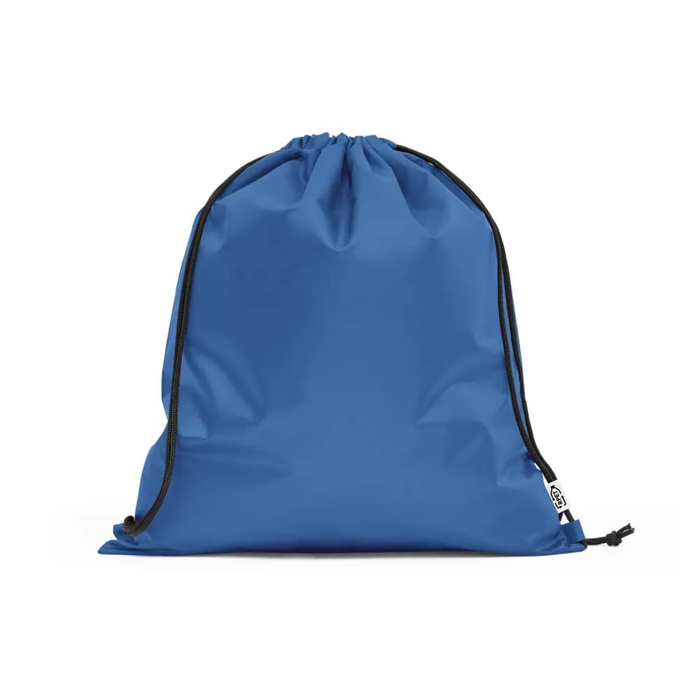 Turnbeutel aus 190T Polyester aus recyceltem (100% rPET) - PEMBA - Königsblau