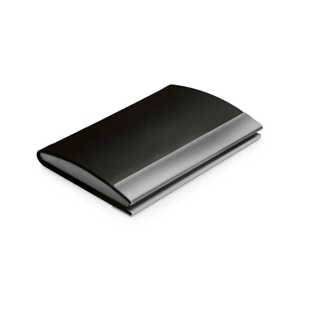 Metall- und PU-Kartenhalter - SANDLER - Schwarz