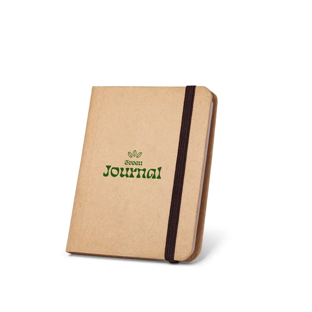 A7-Notizblock mit unbedruckten Blättern - BRONTE II - Natur