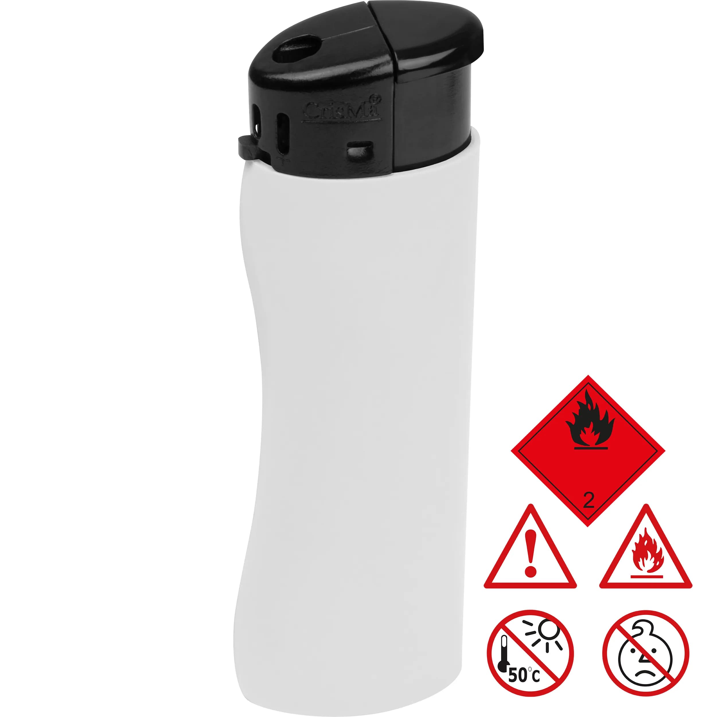 Elektronik Feuerzeug, ergonomisch ANATOL - weiss