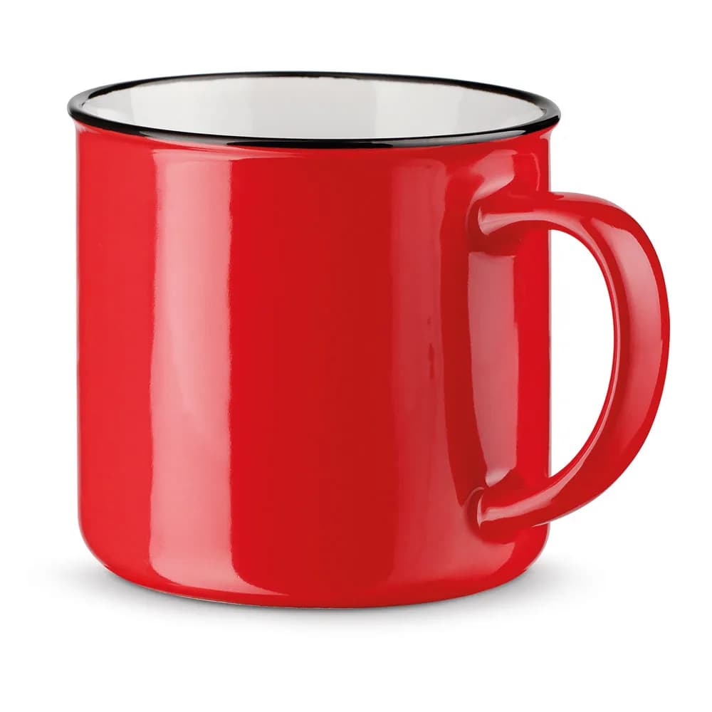 Tasse aus Keramik 340 mL - VERNON - Rot
