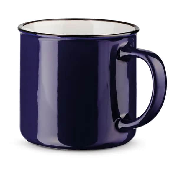 Tasse aus Keramik 340 mL - VERNON - Dunkelblau