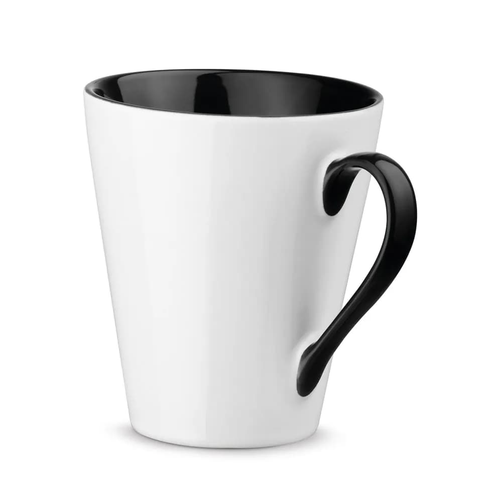 Tasse aus Keramik 320 mL - COLBY - Schwarz