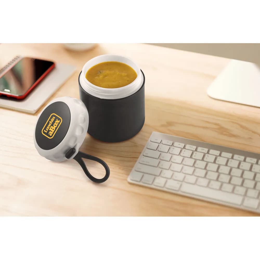 Isolierbehälter aus PP 380ml - SAMOURA - Schwarz