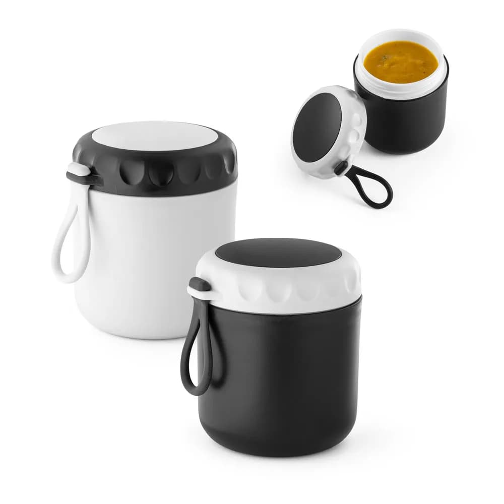 Isolierbehälter aus PP 380ml - SAMOURA - Schwarz