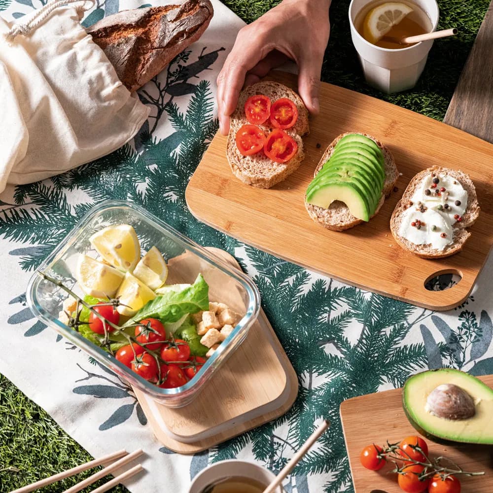 Servierbrett aus Bambus - BANON - Natur