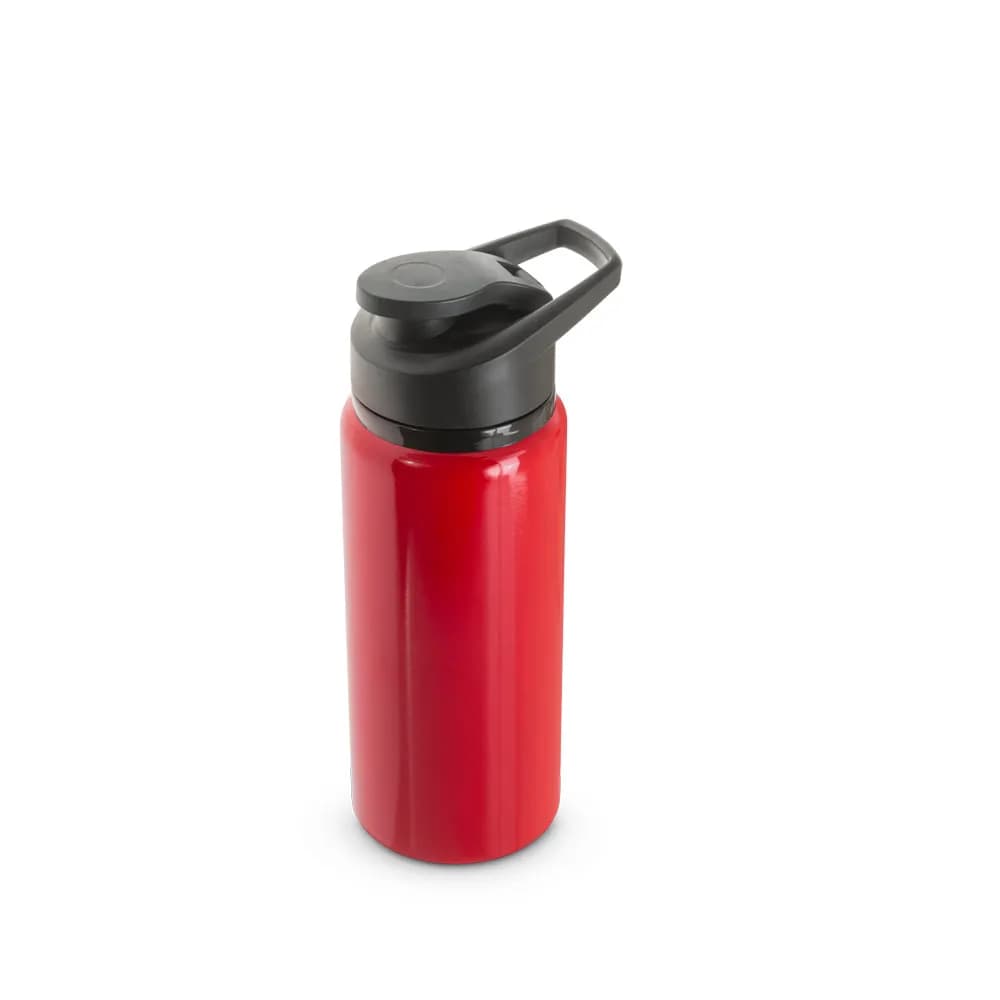Sportflasche aus 100% recyceltem aluminium 600 mL - SHAWN - Schwarz