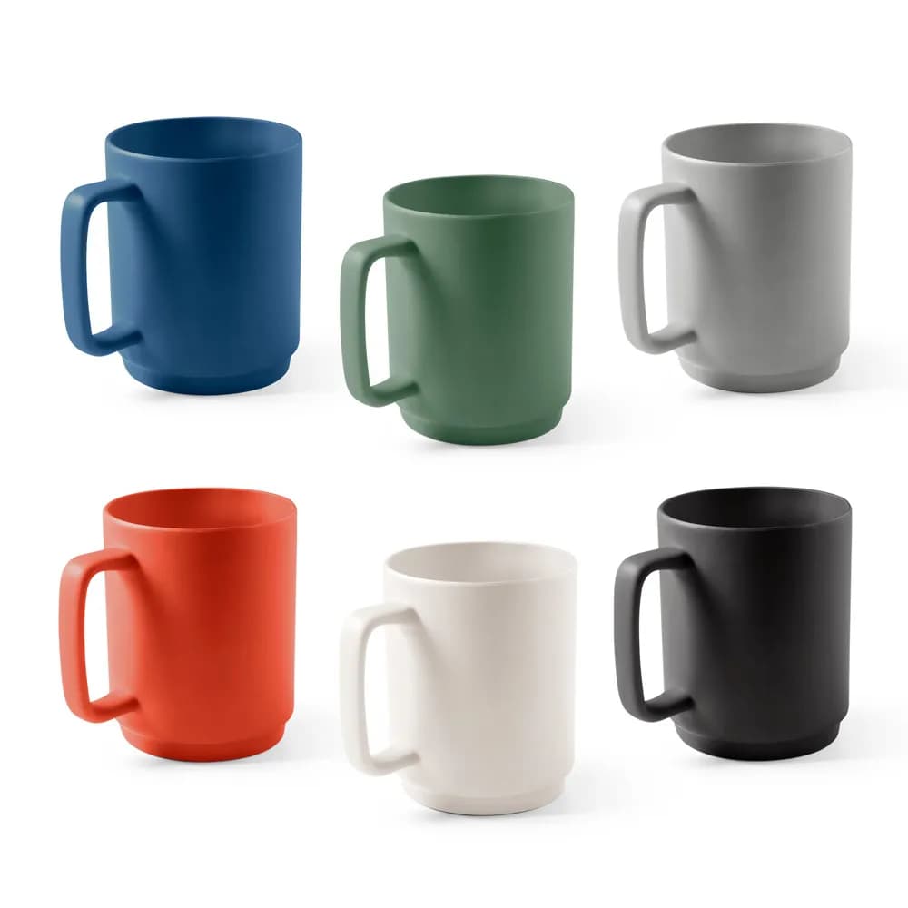 Keramikbecher 330 mL - MIGHTY - Schwarz