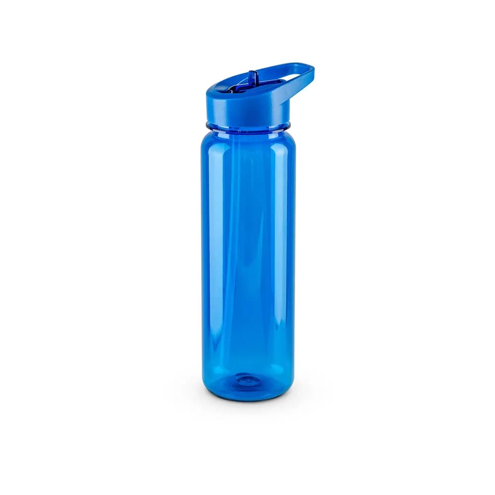 Sportflasche (750ml) aus recyceltem PET (100% rPET) mit glänzender transluzenter Oberfläche - GILMORE - Blau