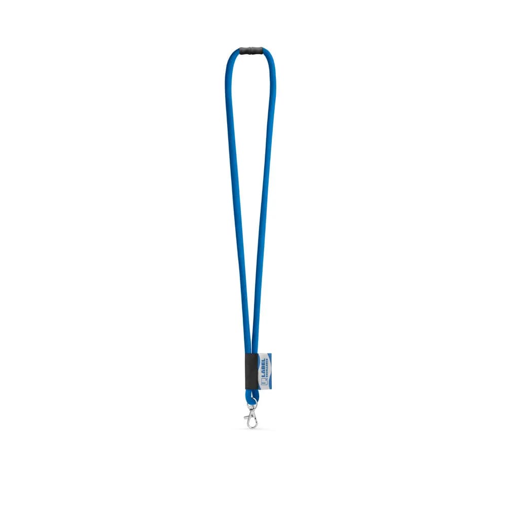 SET Lanyard Tube Long (Ø 7 mm) mit 9 mm Schnappkarabiner und Ø 7 mm Sicherheitsverschluss - WISBECH - 303 - Blau