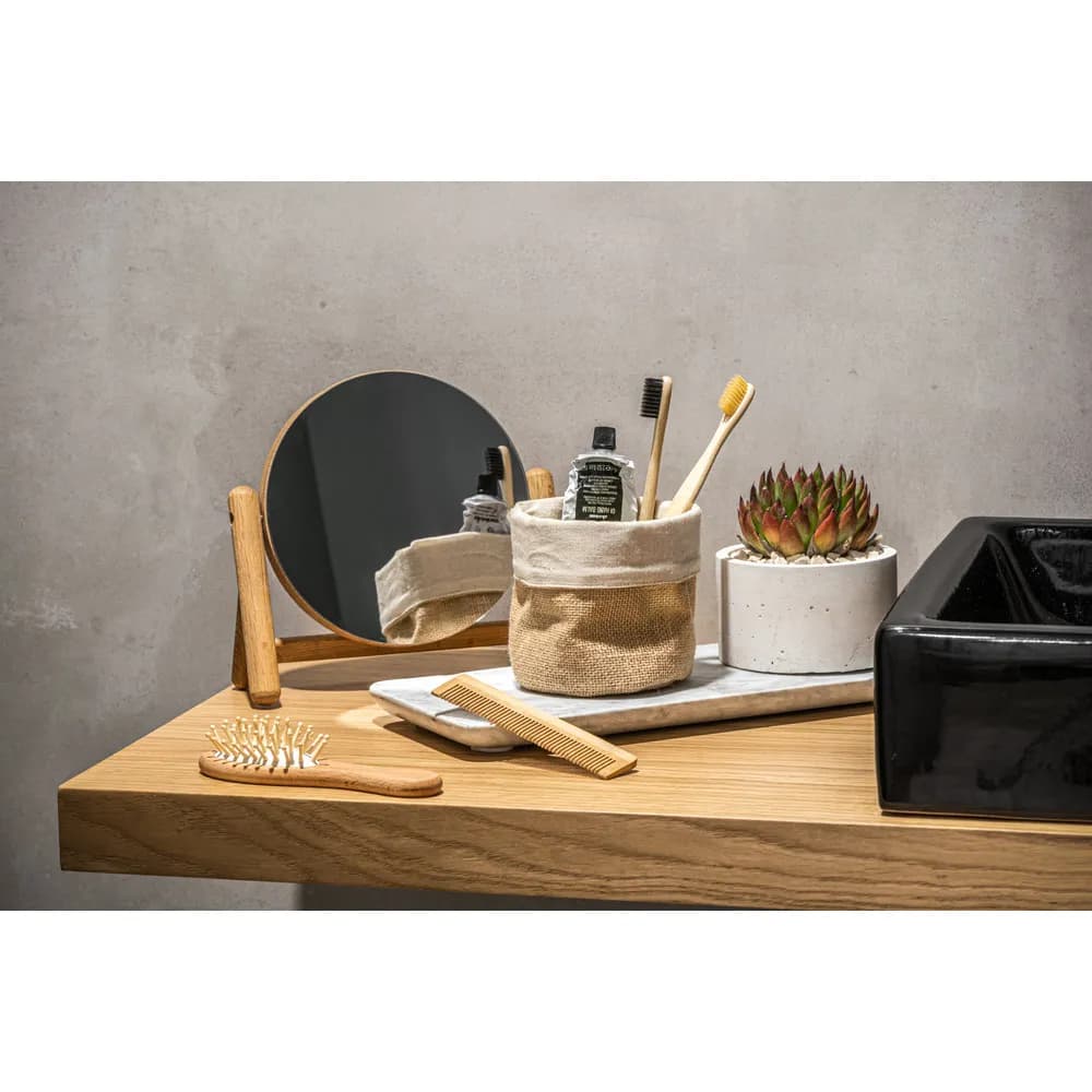 Haarbürste aus Holz mit Bambusborsten - DERN - Natur