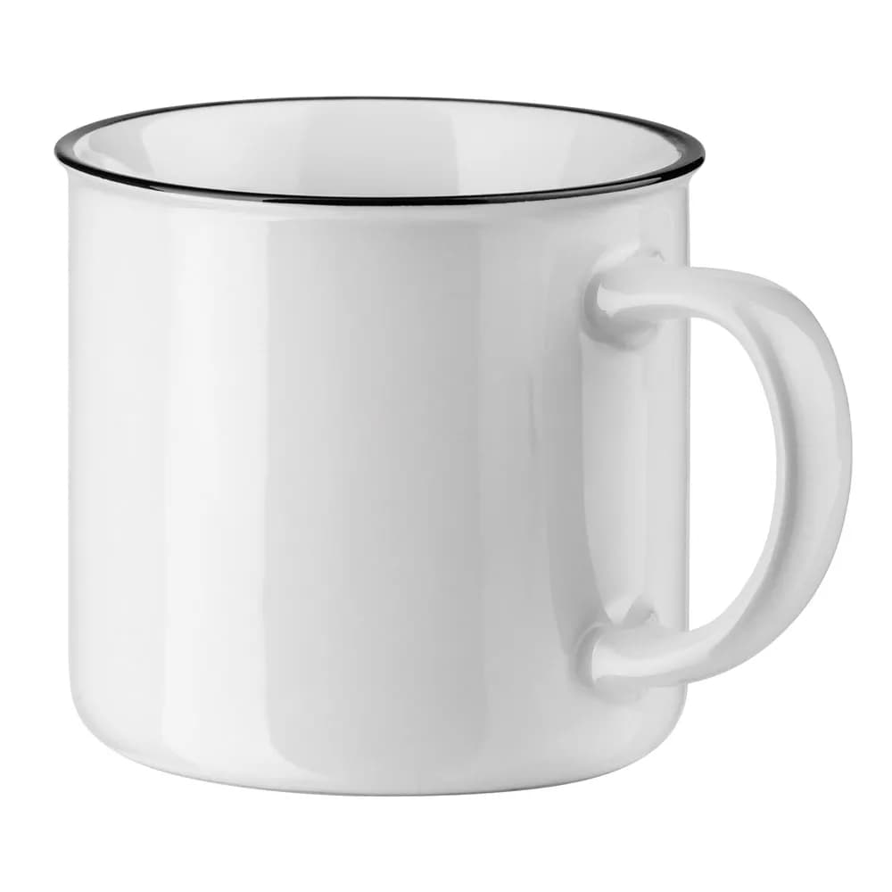 Tasse aus Keramik 340 mL - VERNON WHITE - Weiß