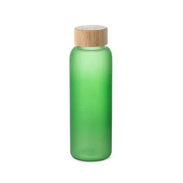 Flasche aus Borosilikatglas mattiert 500 ml - LILLARD - Hellgrün
