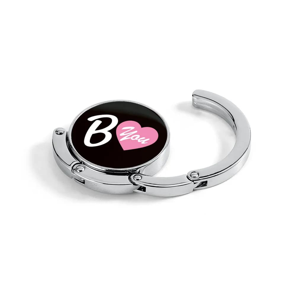 Stabiler Handtaschenhalter aus Metall - FLORENCE - Schwarz