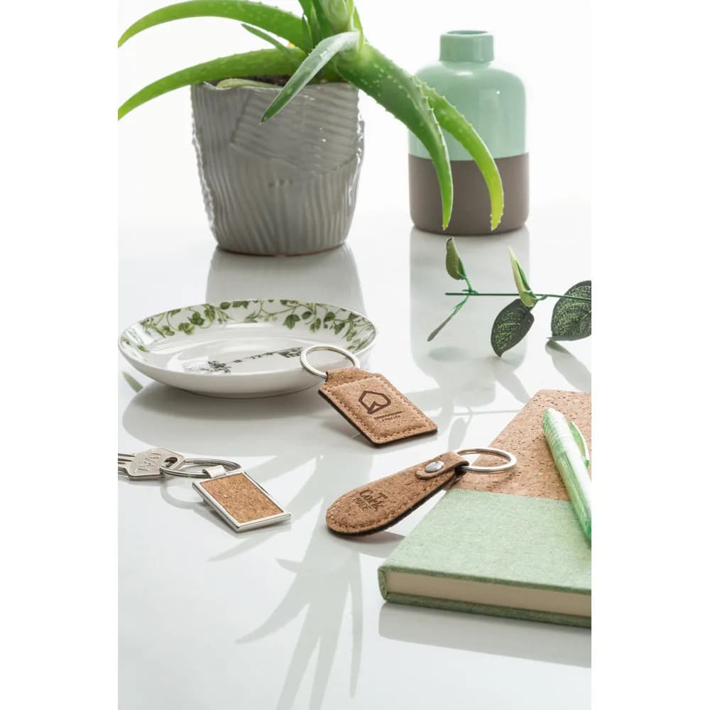 Schlüsselanhänger aus Kork - MILLAU - Natur