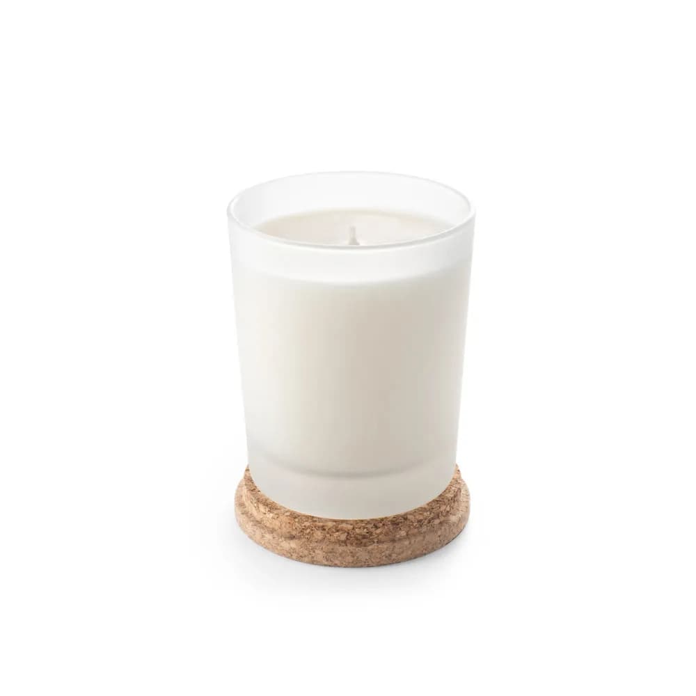 Aromatische Kerze in Glasbecher mit cork 180 g - DUVAL - Blau