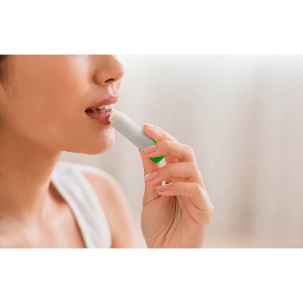 Veganer Lippenbalsam aus recyceltem ABS (100% rABS) und PP, mit Vanille-Aroma - JOLIE VEGAN - Rosa