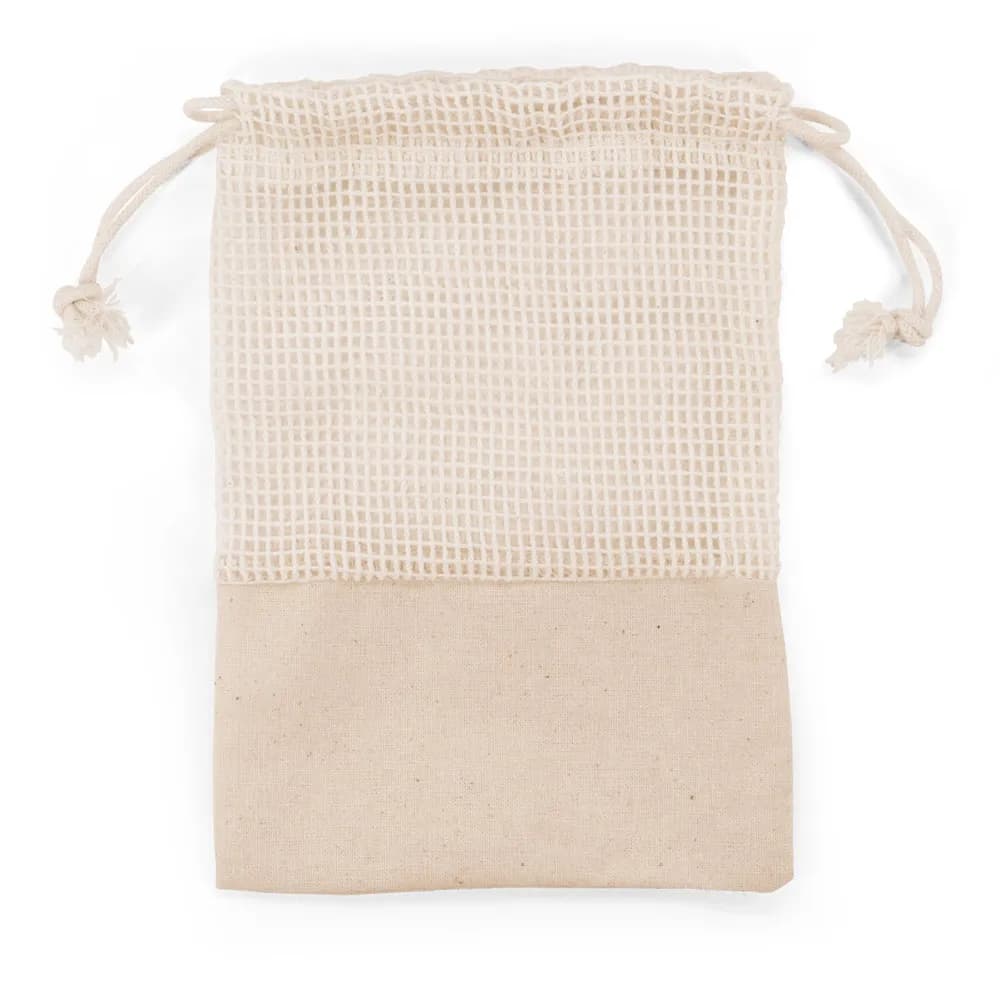 Set mit 3 waschbaren und wiederverwendbaren Gesichtsreinigungspads - ELISE - Natur