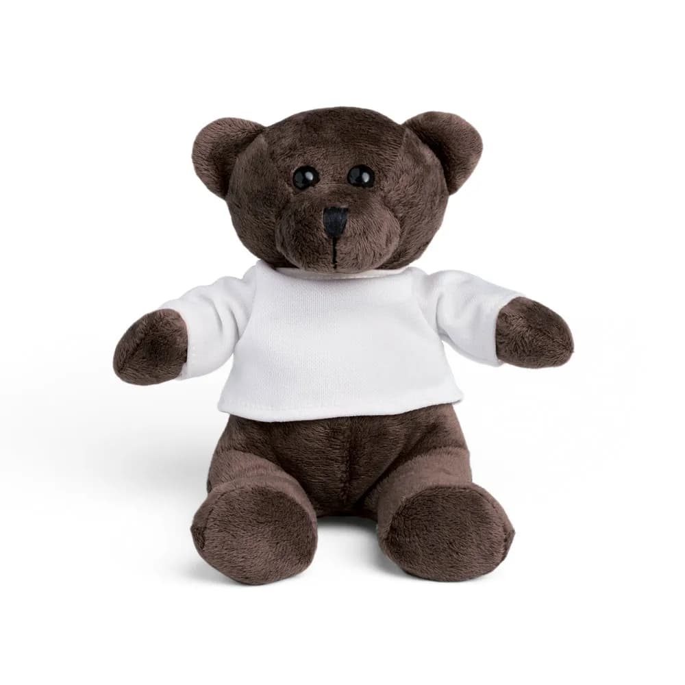 Teddybär Plüschtier mit T-Shirt - BEAR - Weiß
