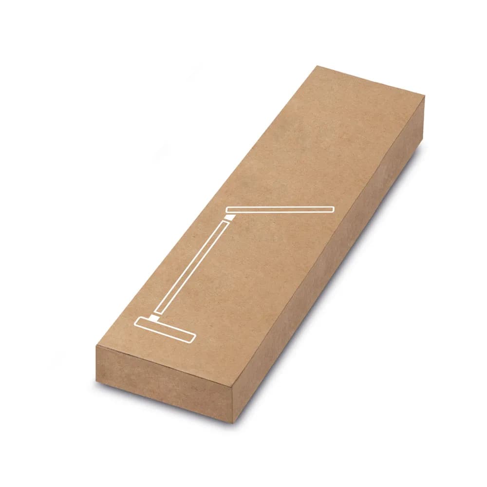 Klappbare Schreibtischlampe mit superschnellem kabellosem 15W-Ladegerät aus Bambus - MOREY - Natur